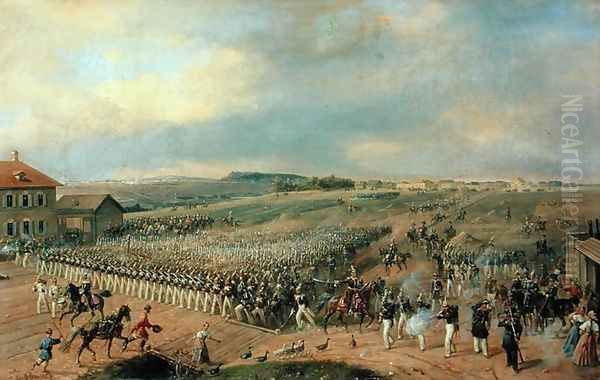 Manoeuvres, 1849 - view 1