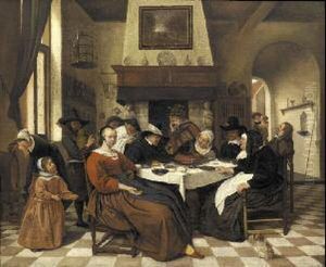 Scena Familiare Inun Interno by Jan Steen