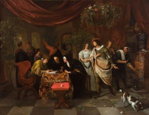 The Marriage Of Tobias And Sarah by Jan Steen