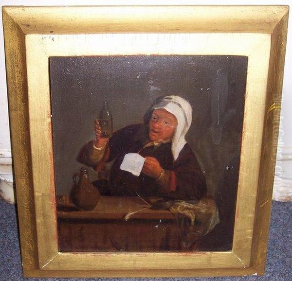 Woman Reading A Letter - view 1