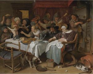 The Twelfth Night by Jan Steen