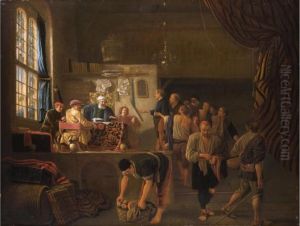 Die Gerichtsszene by Jan Steen