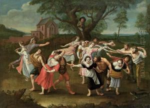 Reigentanz Im Park by Jan Steen