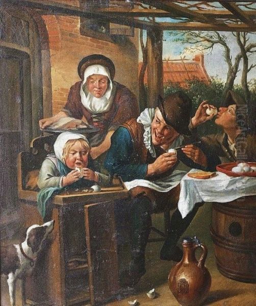 Eating Eggs - view 1