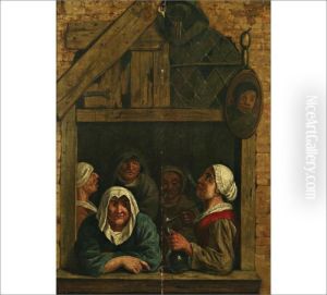 A Writing Hour And Smoking Break by Jan Steen