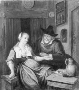 Das Ungleiche Liebespaar. by Jan Steen