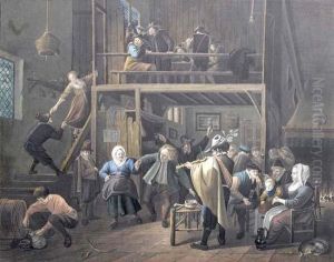 Tanzende Gesellschaft. by Jan Steen