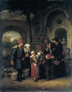 Wax-figure Seller by Jan Steen