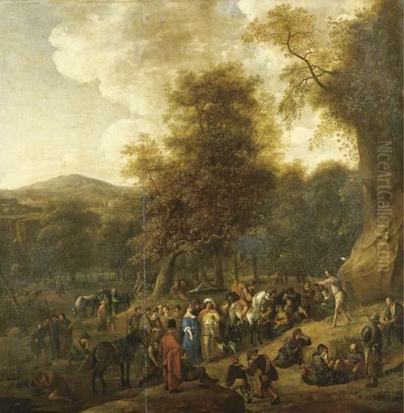 Saint John The Baptist Preaching In The Wilderness - view 1