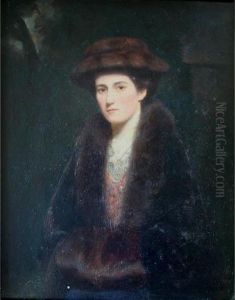 Portrait Of Andree Adele Desiree Jeanne Zabe by Philip Wilson Steer