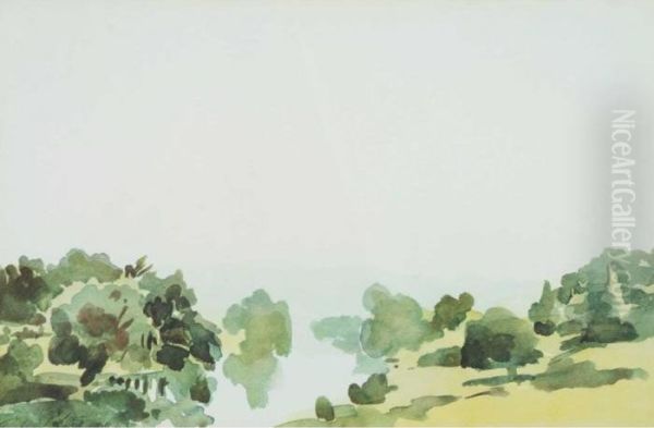 Rural Landscape 'misty Morning' - view 1