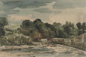 A River Meandering Through The Trees by Philip Wilson Steer