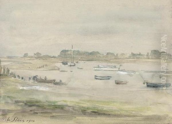 The Harbour At Bosham, Sussex; And Little Dean, Sussex - view 1