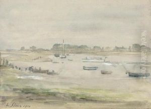 The Harbour At Bosham, Sussex; And Little Dean, Sussex The Harbour At Bosham, Sussex; And Little Dean, Sussex