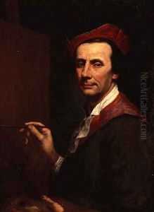 Artist at an Easel, c.1750s by Andrea Soldi