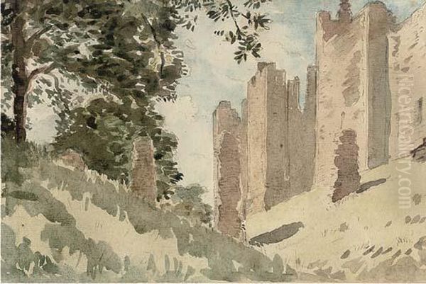 Chepstow Castle, Wales - view 1