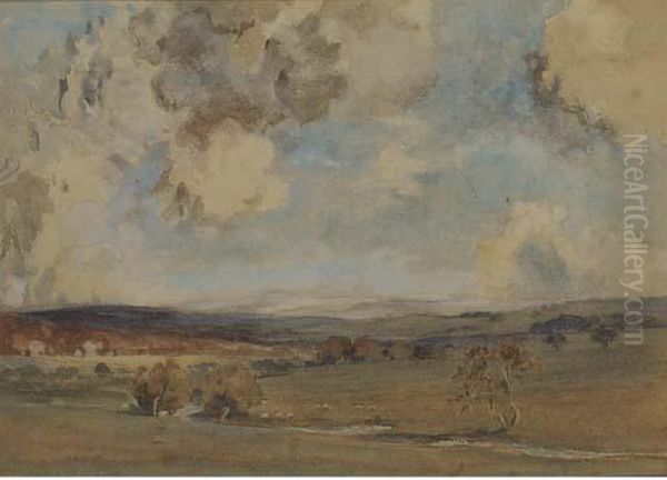 A Landscape On A Bright Summer's Day - view 1