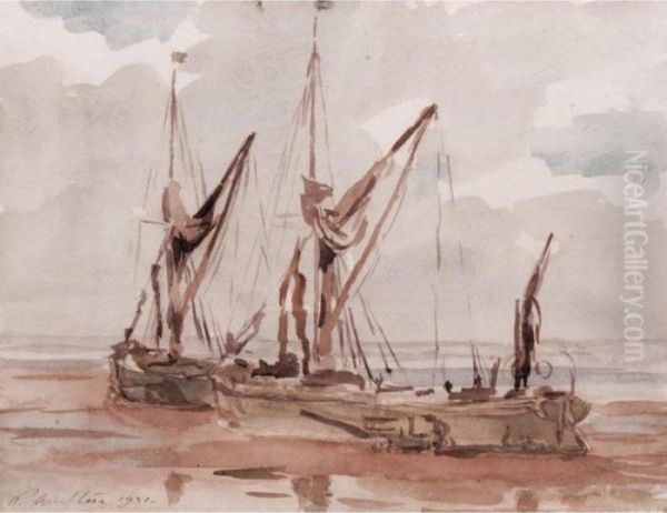Thames Barges, Whitstable - view 1