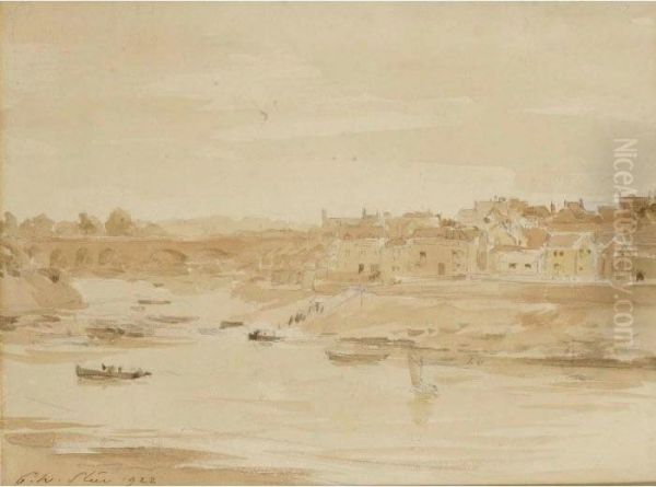 View Over A Coastal Town - view 1