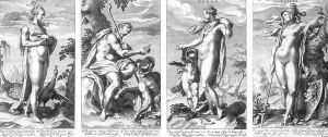 The Judgment of Paris 1609 by Willem Isaacsz. van Swanenburg