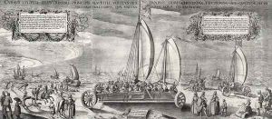 The Land Yacht 1602 by Willem Isaacsz. van Swanenburg