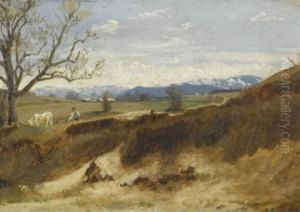 Landscape With A Peasant by Johann Gottfried Steffan