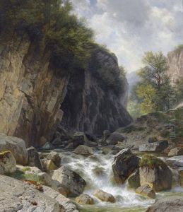 Bergbach Aus Dem Juragebiet