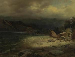 Storm On The Lake. 1846.