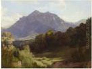Etude Pour Un Paysage De Suisse by Johann Gottfried Steffan