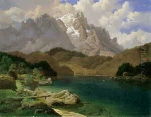 Der Hintersee Im Berchtesgadener Land.