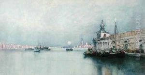 Moonrise on the Grand Canal by Francis Hopkinson Smith