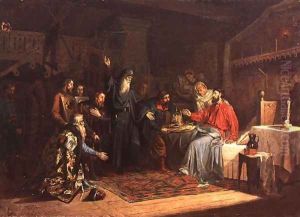 Inviting Prince Posharsky to Lead the Liberation of Moscow from the Poles in 1616, 1871