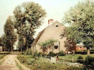 Old Homestead on the Turnpike, c.1889 by Henry Pember Smith