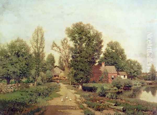 Farmhouse Beside the Mill Pond - view 1