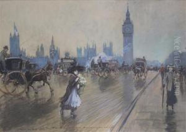 London, Westminster Bridge - view 1