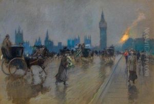 Vue De Londres by Georges Stein