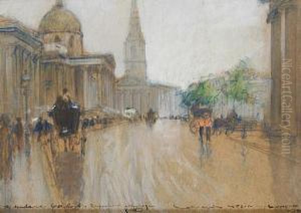 View Of The National Gallery And Stmartin-in-the-fields, London - view 1