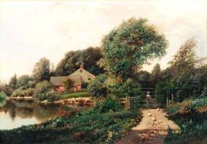 Walking with the Ducks by Henry Pember Smith