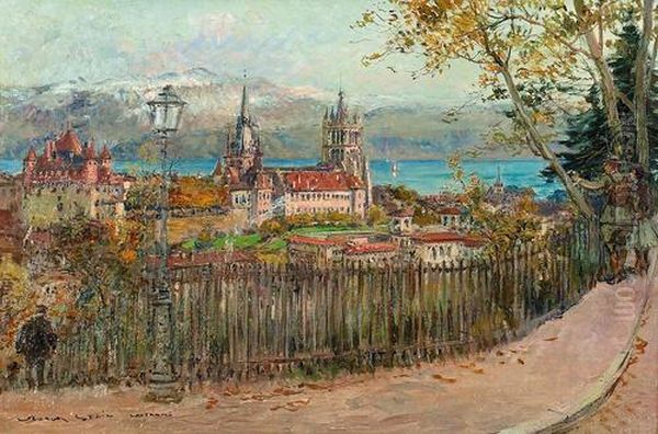 Ansicht Von Lausanne. - view 1