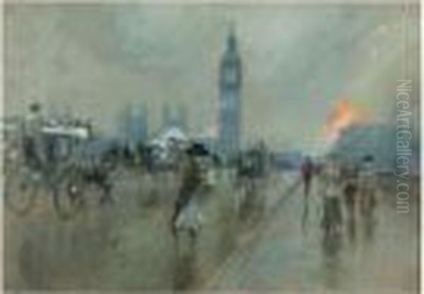 Londres, Westminster Bridge - view 1