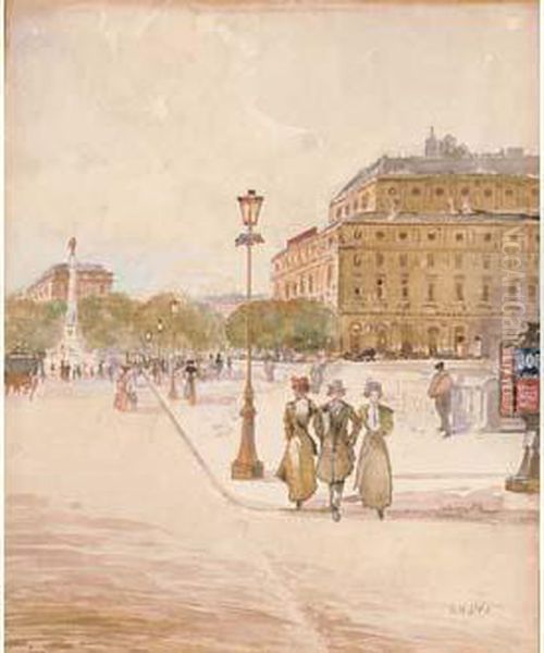 La Place Du Chatelet - view 1