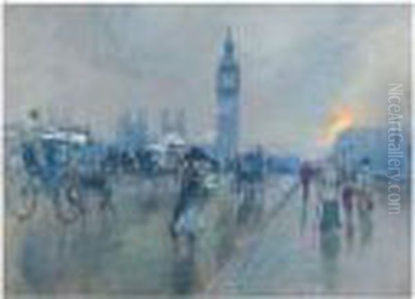 Le Pont De Westminster, Londres - view 1