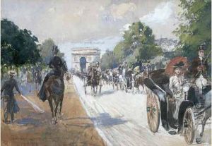 Caleches Sur L'avenue Foch