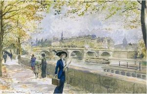 Elegante Au Bord De La Seine Elegante Au Bord De La Seine