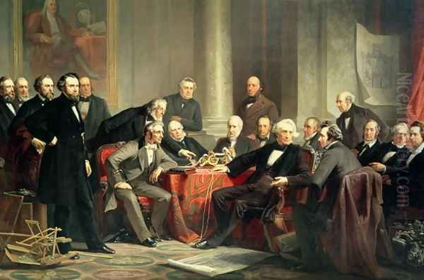 Men of Progress: group portrait of the great American inventors of the Victorian Age, 1862 - view 1