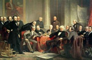 Men of Progress: group portrait of the great American inventors of the Victorian Age, 1862