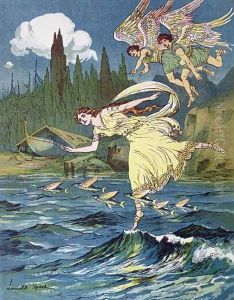 Atalanta and the Sons of the North Wind, c.1900 by Lancelot Speed