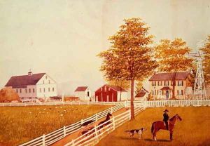 Farm Landscape by Robert Schnitzler