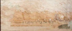 Sketch of the attack on Koonja, 3rd October 1824 by The Hon. Frederick Shore