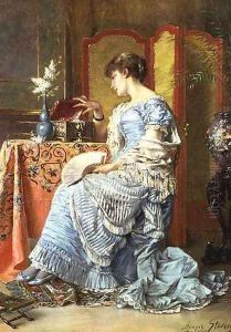 Indecision, 1884 by Agapit Stevens